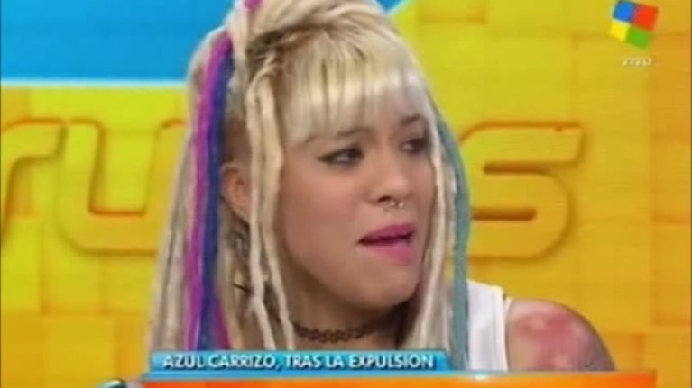 Azul conmovió a Marcela Tauro en Intrusos