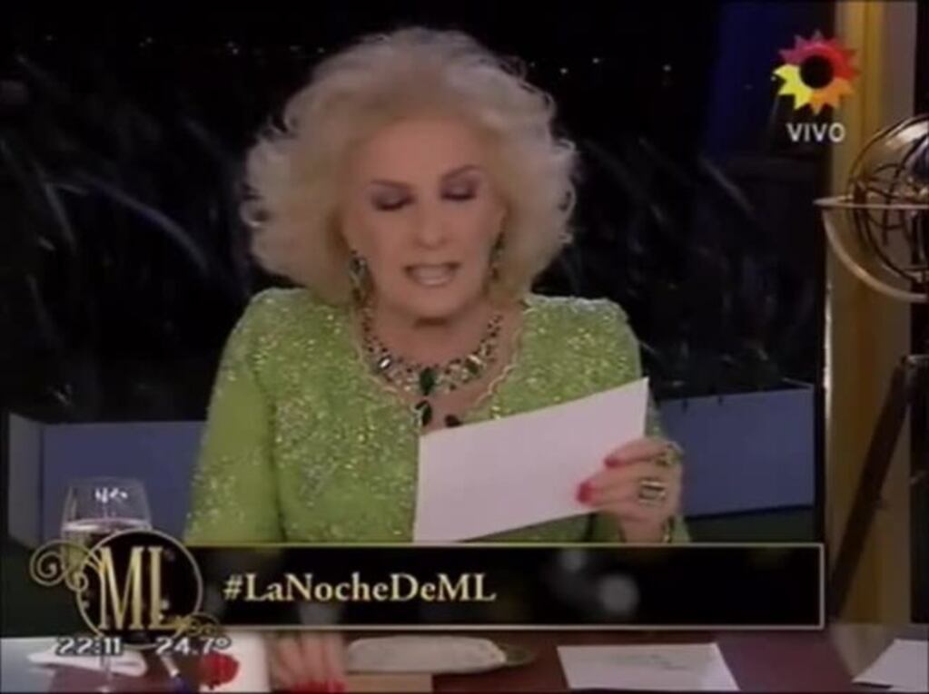 Mirtha Legrand, sobre Marina Calabró: "Es tremenda, siempre se mete conmigo"