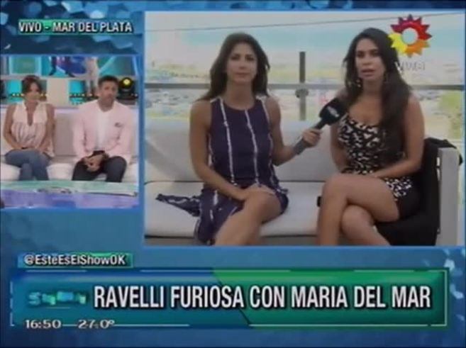 María del Mar no sabía que la grababan ¡y destrozó a Ravelli en un corte!: "Yo tengo dos dedos de frente más que ella"