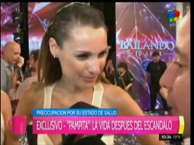 Pampita eludió las preguntas íntimas sobre Vicuña: "Respeto su trabajo, no me voy a escapar, pero de eso no hablo más"
