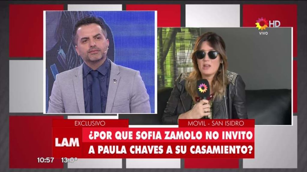 Paula Chaves habló sobre su relación con Pampita