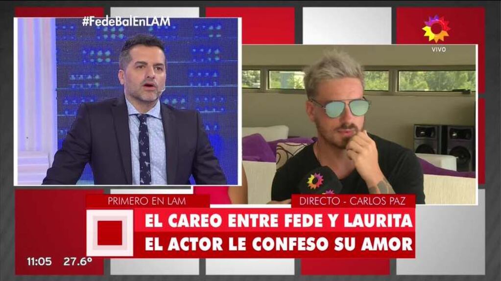  Fede Bal respondió qué sentiría si Laurita se pone de novia con otro hombre: "Si probás con alguien antes de que conmigo, rompo todo"