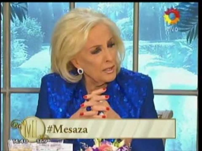 La pregunta animal de Mirtha Legrand para Victoria Vannucci