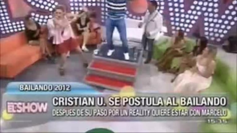 Cristian U. y Jenny de Cuestión de Peso se postularon para Bailando 2012