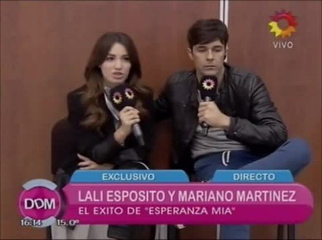 Lali Espósito y Mariano Martinez hablaron del musical de Esperanza