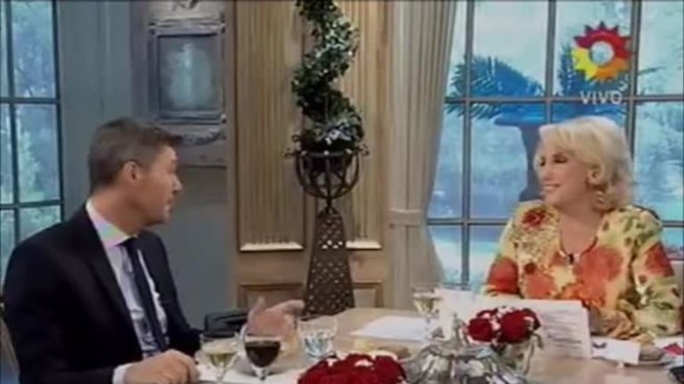 La emoción de Tinelli en Almorzando con Mirtha Legrand al recordar a su padre