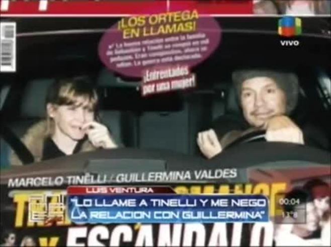 La polémica opinión de Luis Ventura sobre la relación de Marcelo Tinelli y Guillermina Valdés