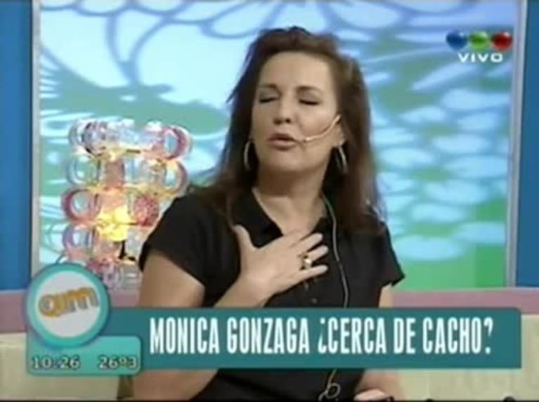 Mónica Gonzaga quiere reconquistar a Cacho Castaña