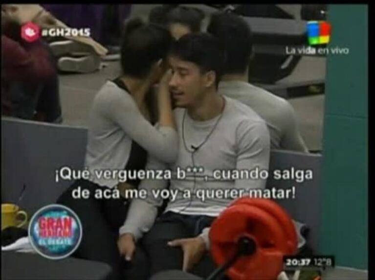 Maypi fue sancionada por utilizar una desubicada estrategia para "meter miedo" a sus compañeros de Gran Hermano 2015