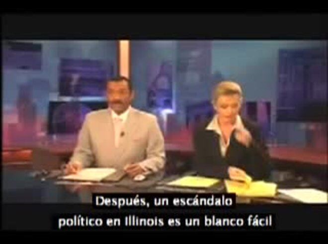 La divertida rutina de dos conductores de noticiero