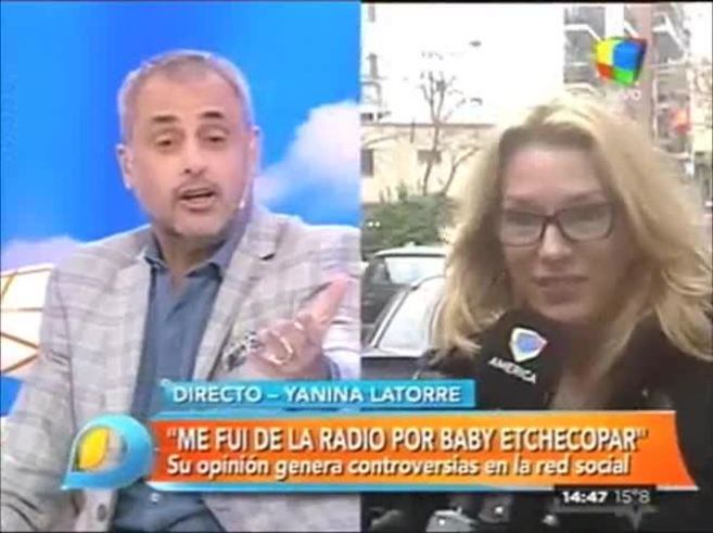 Yanina Latorre, pícara en Intrusos: "Tengo una valijita con  jueguetitos "