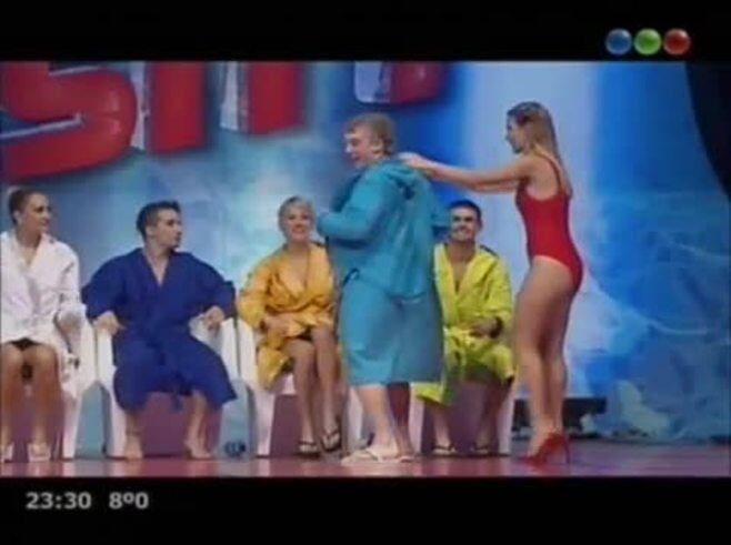La performance de El Polaco en Celebrity Splash