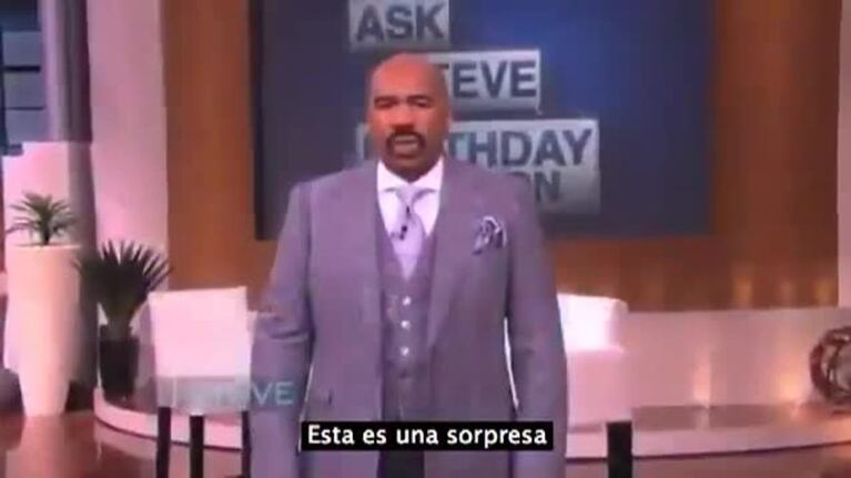 El llanto de un conductor ante la sorpresa que le preparó su producción por su cumpleaños