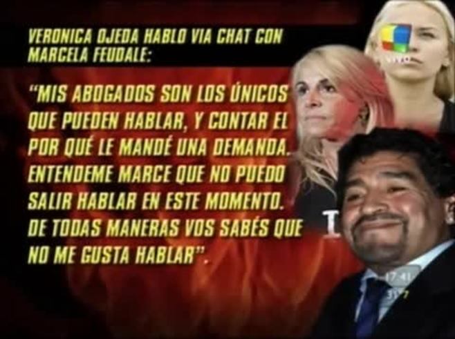 Verónica Ojeda, sobre la orden de restricción a Claudia Villafañe: “No entiende que estoy embarazada y que el bebé es de Diego”