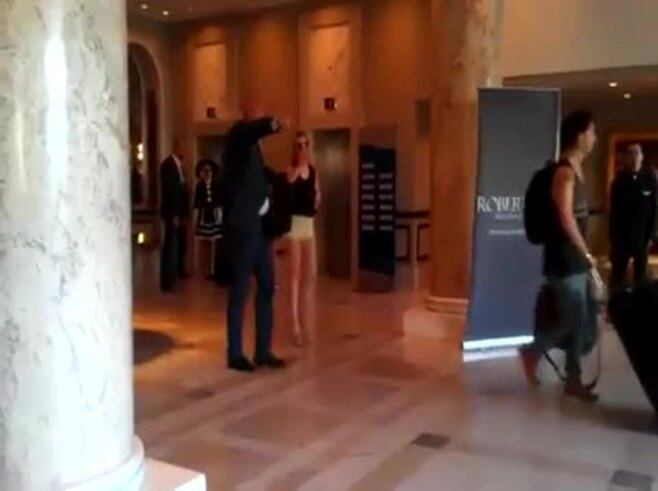 Lady Gaga presenció cómo sus guardaespaldas le pegaban a un fan: el video