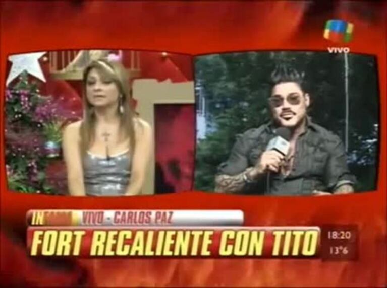 Ricardo Fort respondió al duro mensaje de Tito Speranza en plena final