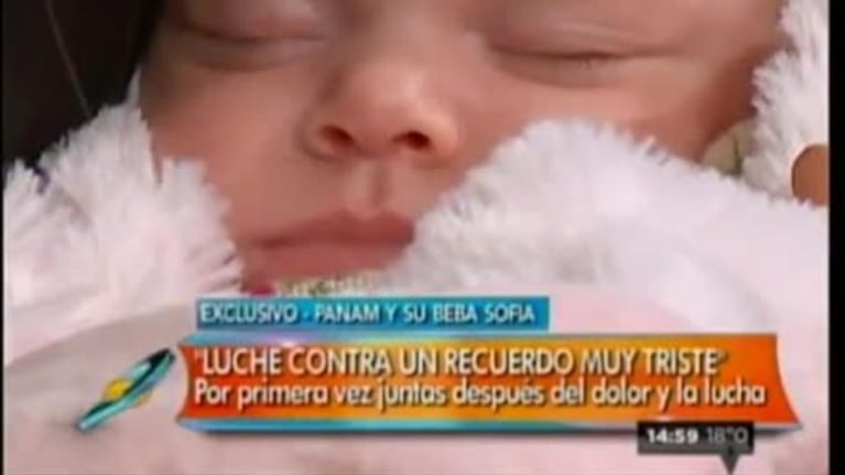 ¡El video! Panam y su hija Sofía en Intrusos: felicidad, emoción y gesto tierno de Jorge Rial
