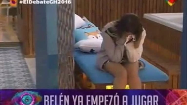La estrategia de Belén en Gran Hermano 2016: fingió el llanto y festejó que sus compañeros se lo creyeran