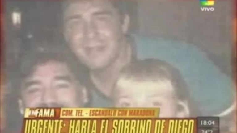 El sobrino de Maradona habló de su foto ¿con nueva novia?: "Las palabras de Diego fueron todo esto me resbala "