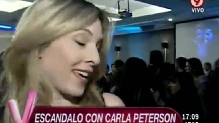 Carla Peterson: escándalo cuando le preguntaron por su romance con Martín Lousteau