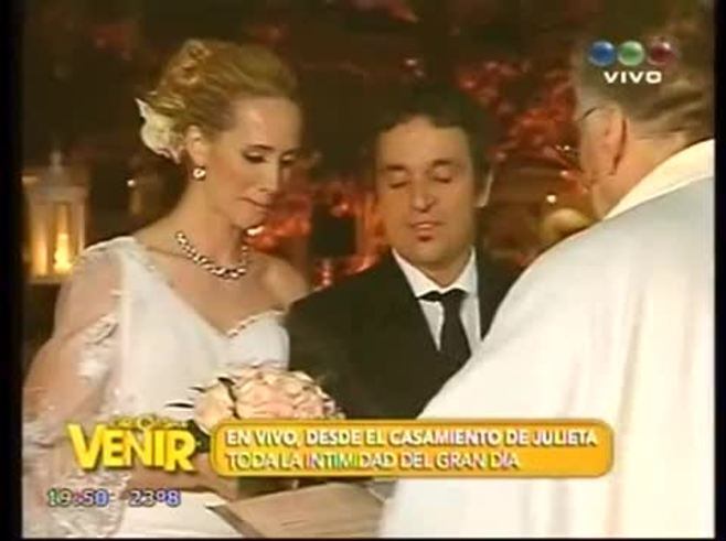 El casamiento de Julieta Prandi, desde adentro: la emotiva ceremonia. Segunda parte