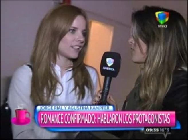 Agustina Kämpfer y su romance con Jorge Rial