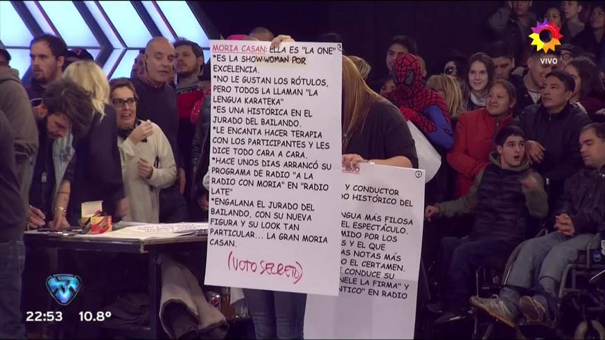 A Moria Casán se le vio todo en ShowMatch 