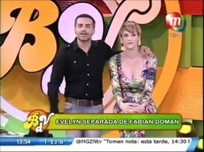 Fabián Doman, separado de Evelyn von Brocke: "Cada uno está por su lado, pero es mi mejor amiga"