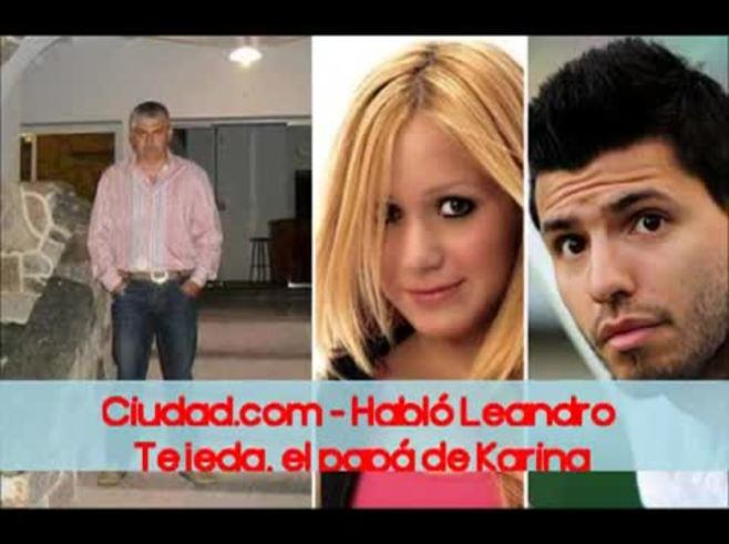 Habló el papá de Karina: "A mi hija la veo excelentemente bien con el Kun"