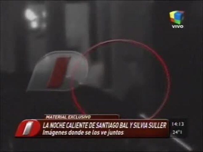 In fraganti: el video del encuentro bizarro entre Silvia Süller y Santiago Bal
