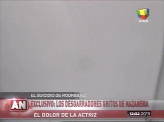 El último adiós a Fabián Rodríguez: Nazarena Vélez y sus gritos desgarradores