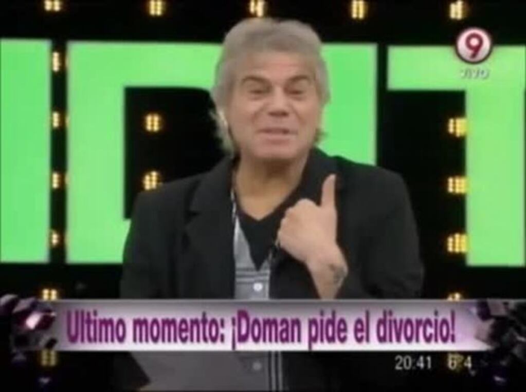 A minutos de salir en Bendita, Evelyn recibió un pedido de divorcio de Fabián Doman