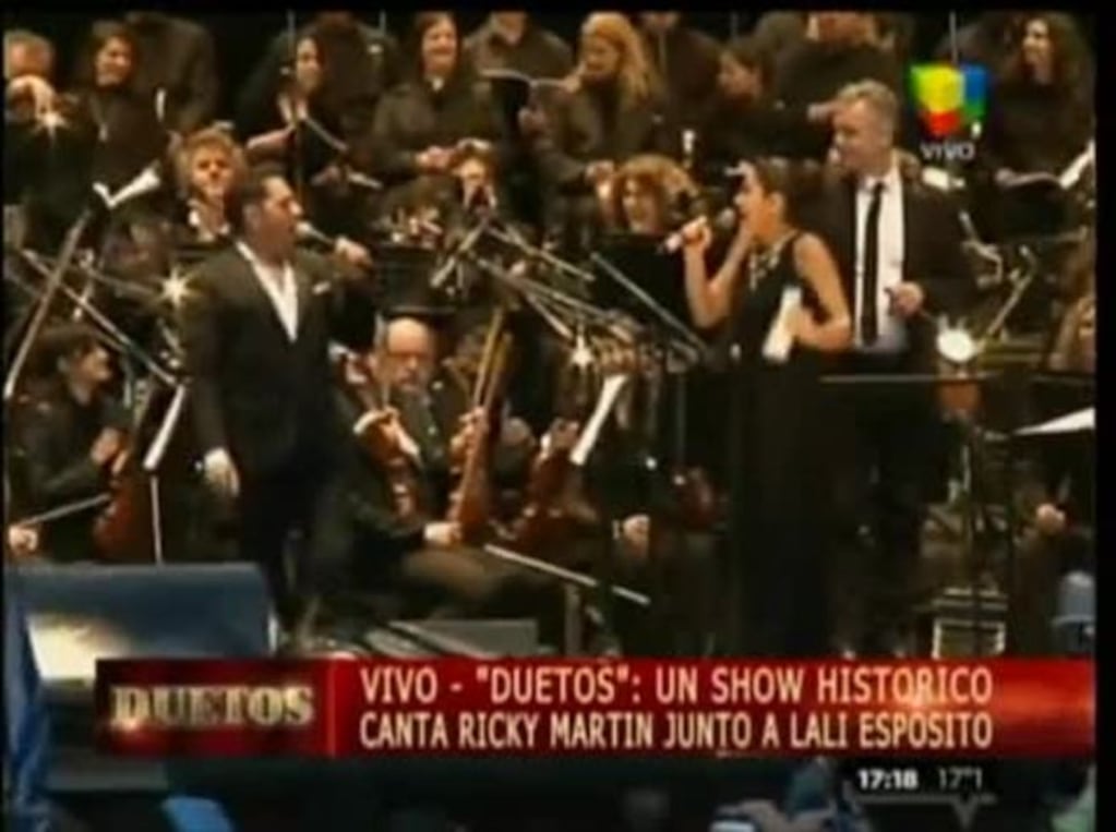 Ricky Martin y Lali Espósito en Duetos