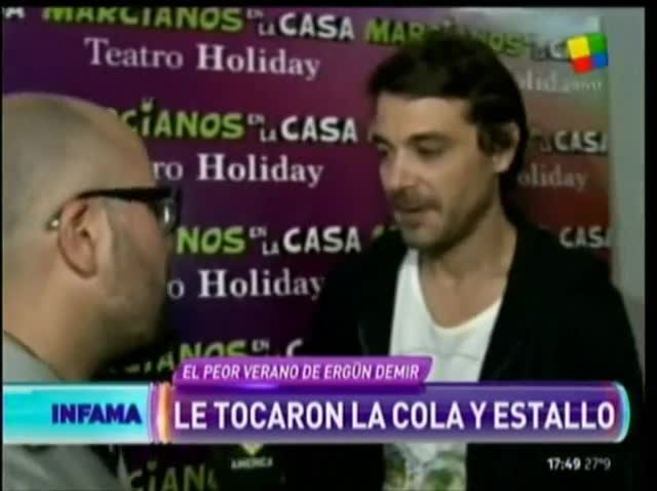 Pedro Alfonso habló en Infama sobre el enojo de Ergün Demir 