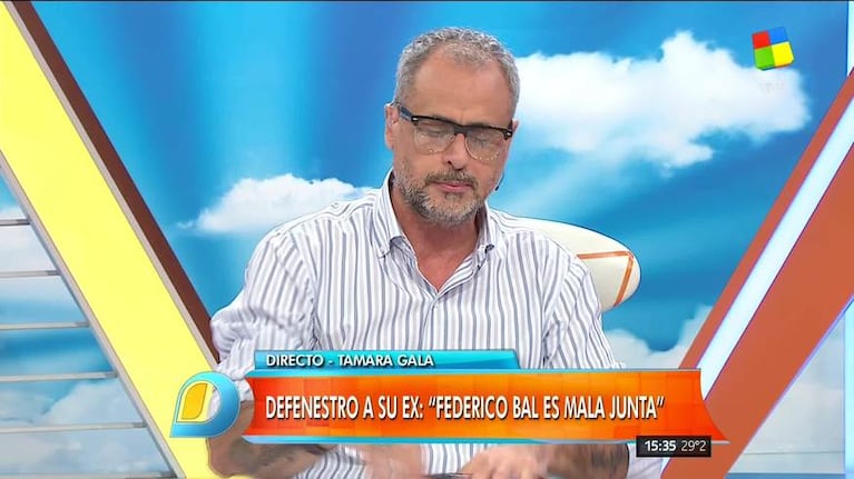 La lapidaria frase de Tamara Gala sobre Fede Bal: “Cuando una persona tiene demasiados excesos, empeora”