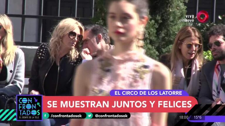 La salida familiar de Yanina  y Diego Latorre para ver desfilar a su hija
