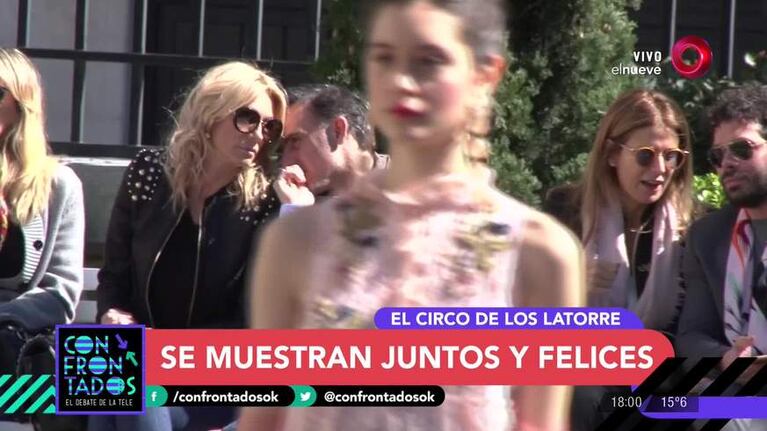 La salida familiar de Yanina y Diego Latorre para ver desfilar a su hija
