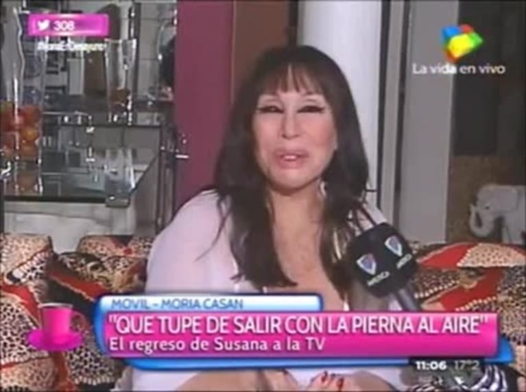Moria Casán opinó del debut de Susana ¡y puso en duda la sexualidad de Caua Reymond!: "Por ahí quería irse con el nieto de ella"