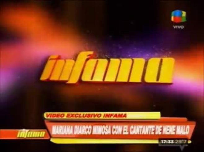 Mariana Diarco, acaramelada con Nene Malo: el video