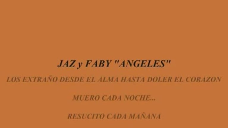 Nazarena Vélez y un conmovedor video para Fabián Rodríguez y su hermana Jazmín: "Los extraño desde el alma, esperando el reencuentro…"