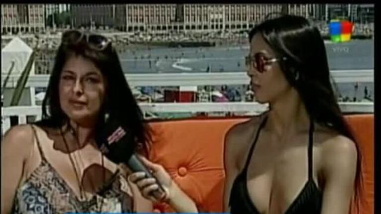 Fuerte cruce al aire entre Pallares y Sandra Junior: él la acusó de "farsante" y ella quiso abandonar el móvil en vivo
