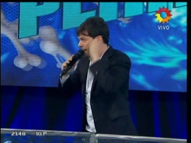 Guido Kaczka jugó junto a su familia en A todo o nada