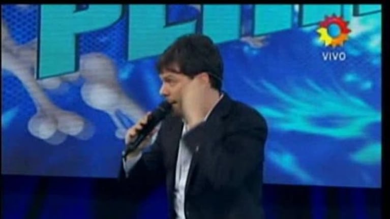 Guido Kaczka jugó junto a su mujer e hijos en A todo o nada