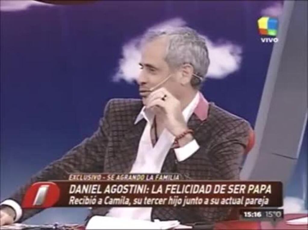 Daniel Agostini contó sobre el nacimiento de Camila