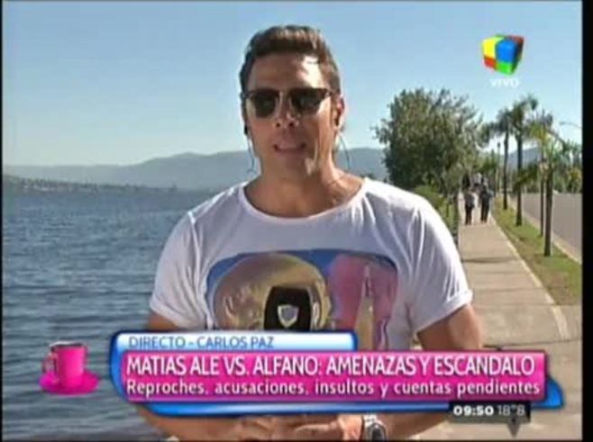 Matías Alé y los enigmáticos tweets a Graciela Alfano: "No fueron una amenaza "