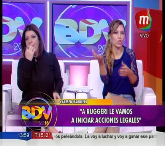 Carmen Barbieri se va del piso de BDV