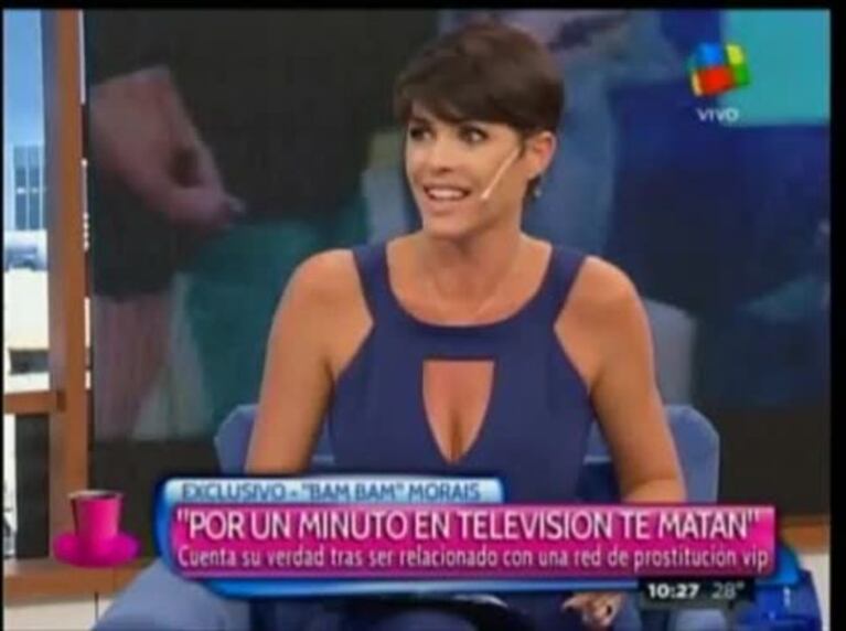 Jésica Hereñú volvió a tildar de "proxeneta" a Bam Bam y Pamela David se puso seria: "Nos sentimos usados como programa"