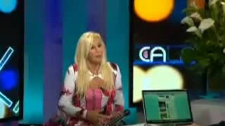 El blooper de Susana Giménez en la twitcam de CNN: "¿Quedó bien lo de la política? Sino mañana llego y me pegan un tiro"