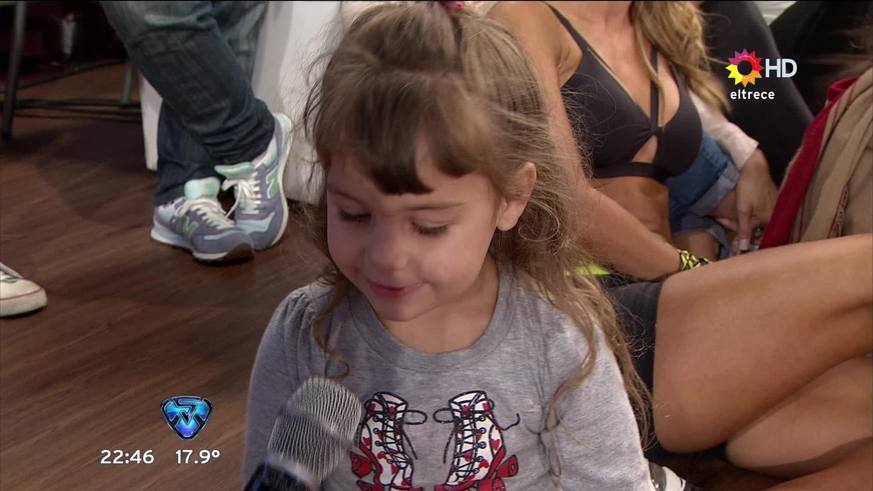Alma, la hija de El Polaco enterneció ShowMatch