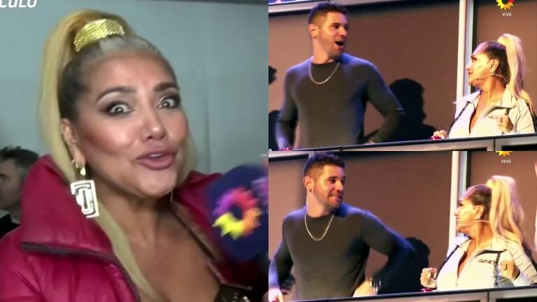 Gladys La Bomba Tucumana reaccionó ante un posible romance con Locho Loccisano: "Yo estoy de novia"